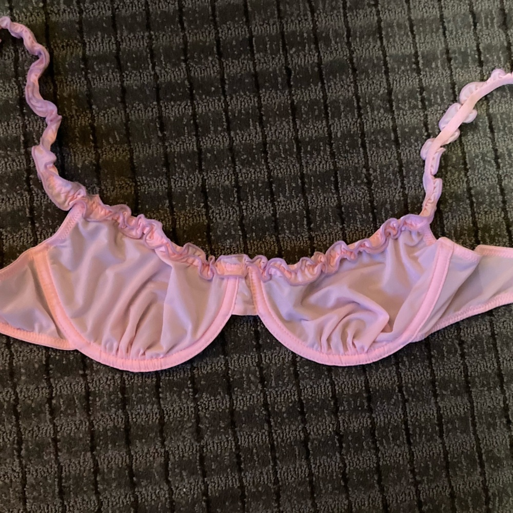 Pink Ruffly bralette